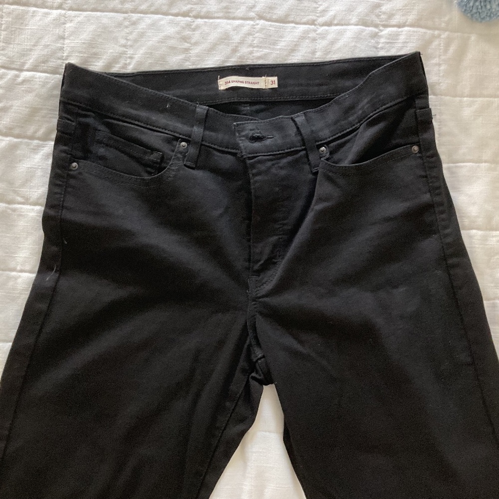 Levi black jeans